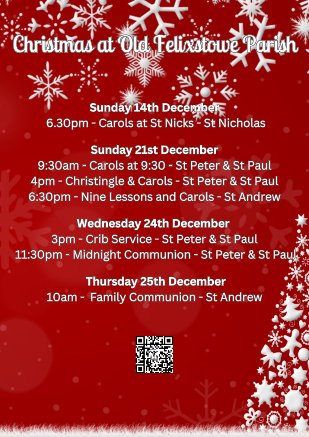 OFP Christmas flyer posters 2025 WEB